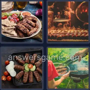 4 Plaatjes 1 Woord 9 letters CEVAPCICI