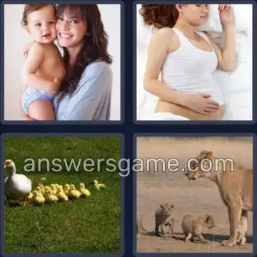 4 Fotos 1 Palavra 3 letras MÃE