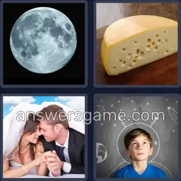 4 Fotos 1 Palavra 3 letras LUA