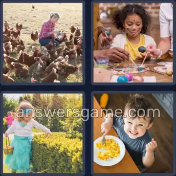 4 Fotos 1 Palavra 3 letras OVO