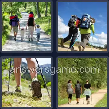 4 Fotos 1 Palavra 9 letras CAMINHADA