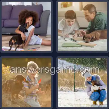 4 Fotos 1 Palavra 9 letras DACHSHUND