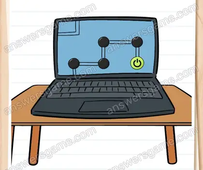Meier muss den Laptop hacken, um sich anzumelden. Brain Test 2 Level 14 Lösungen