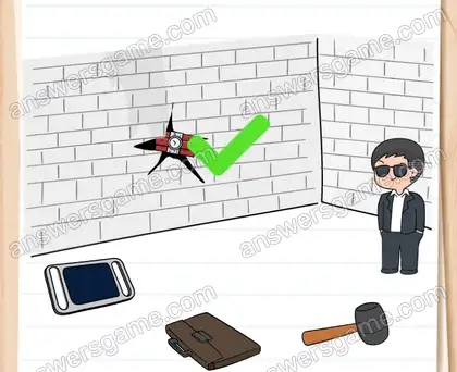 Meier weiß, dass Gustav eine Bombe in dem Hochhaus gelegt hat. Finde sie. Brain Test 2 Level 17 Lösungen