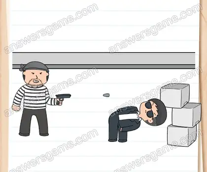 Jetzt gehts los! Dies ist der Showdown zwischen Meier und Gustav. Brain Test 2 Level 20 Lösungen