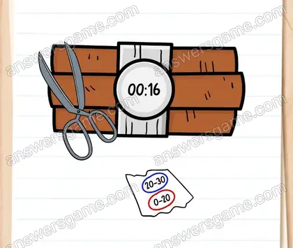 Es war eine Falle! Da ist eine Bombe drin. Brain Test 2 Level 6 Lösungen