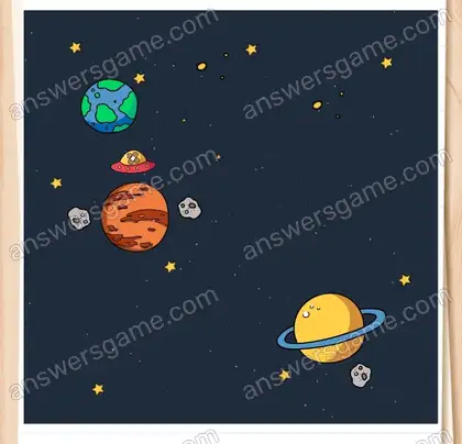 Patty doit regagner la terre. Brain Test 2 Niveau 20 solution