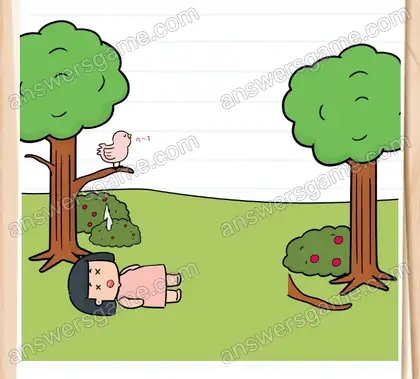 L’ours est parti. Réanimez-la. Brain Test 2 Niveau 8 solution