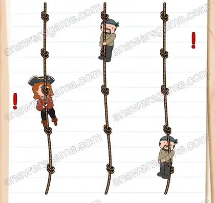 Protégez-les contre les chauves-souris pendant leur descente. Brain Test 2 Niveau 11 solution