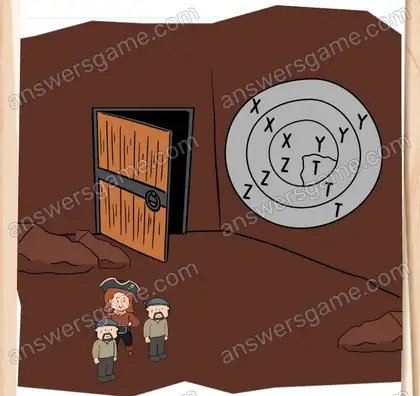 Ouvrez la porte mystérieuse. Brain Test 2 Niveau 14 solution