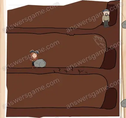 Ils doivent tous atteindre l’autre côté. Brain Test 2 Niveau 16 solution