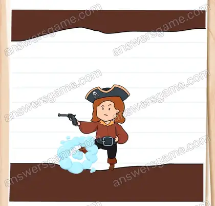 Joséphine doit combattre ces monstres. Brain Test 2 Niveau 17 solution