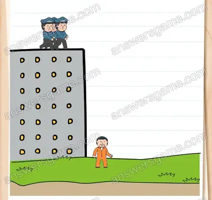 Aidez Victor à descendre. Brain Test 2 Niveau 3 solution