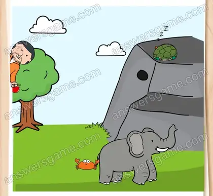 Gâchez la journée de Rouky. Brain Test 2 Niveau 7 solution