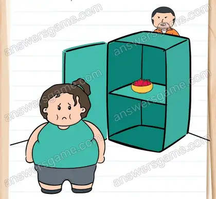 Victor doit faire échouer le régime de Caro. Brain Test 2 Niveau 8 solution