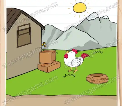 Willkommen auf Emmas Bauernhof. Wecke sie auf, damit ihr euren Tag beginnen könnt. Brain Test 2 Level 1 Lösungen