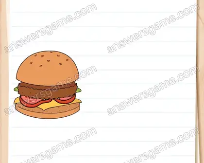 Lass uns Hamburger zum Mittagessen machen. Brain Test 2 Level 7 Lösungen