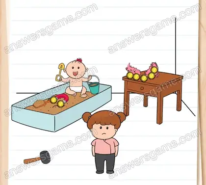 Mia braucht 8 Münzen, um eine neue Puppe zu kaufen. Brain Test 2 Level 11 Lösungen