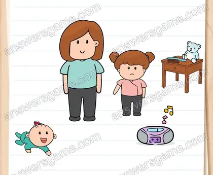 Hilf Mia, ein paar Übungen mit ihrer Mutter zu machen. Brain Test 2 Level 6 Lösungen