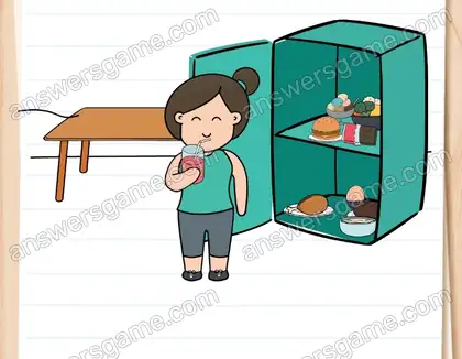 Elle a fait beaucoup d’efforts et mène une vie saine. Elle a mérité une récompense. Brain Test 2 Niveau 20 solution