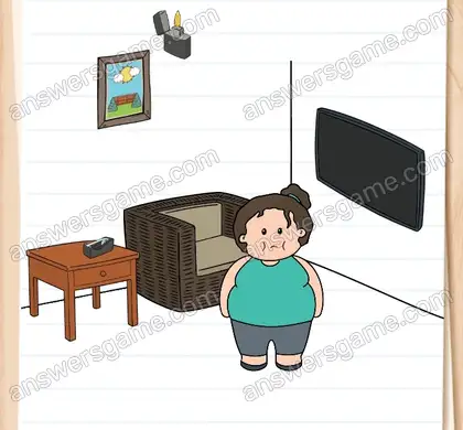 Elle veut brûler facilement des calories. Brain Test 2 Niveau 6 solution