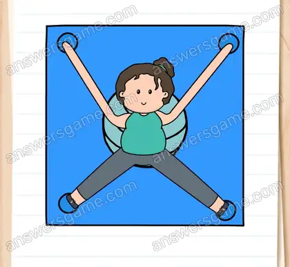 Elle fait du pilates pour améliorer sa souplesse. Brain Test 2 Niveau 9 solution