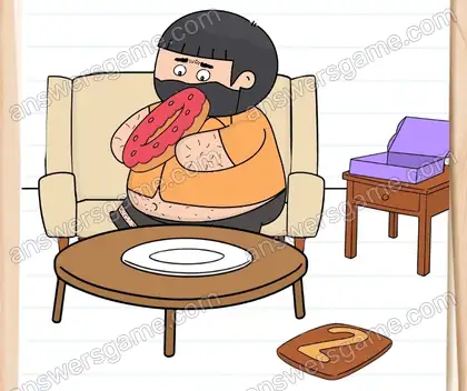 Caro n’a autorisé qu’un seul beignet. Il faut que ça vaille le coup pour Tanguy. Brain Test 2 Niveau 6 solution