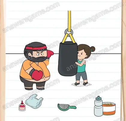 La boxe est parfaite pour faire fondre les calories. Brain Test 2 Niveau 8 solution