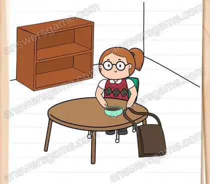 Voici Camille. Aidez-la à se préparer. Brain Test 2 Niveau 1 solution