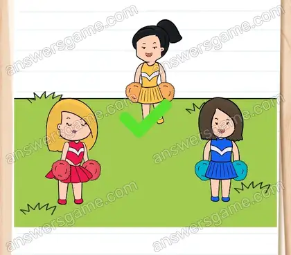 Aidez Océane à danser. Brain Test 2 Niveau 11 solution