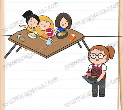 Océane s’en prend encore à Camille. Arrêtez-la. Brain Test 2 Niveau 14 solution