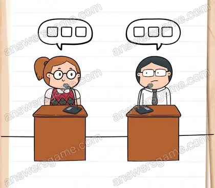 Aidez Camille à remporter le concours d’éloquence. Brain Test 2 Niveau 16 solution