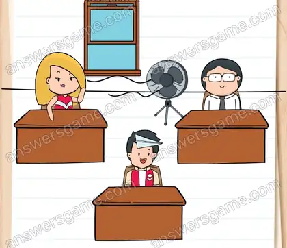 Océane a écrit une lettre d’amour à Quentin et en a fait un avion pour lui envoyer. Brain Test 2 Niveau 8 solution