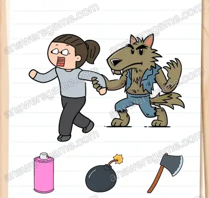 Rette die Frau. Brain Test 2 Level 13 Lösungen