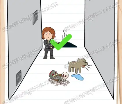 Da ist er ja! Joe muss den Dunklen Fürsten besiegen, um alle Monster aufzuhalten. Brain Test 2 Level 21 Lösungen