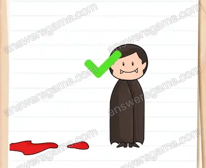 Wo ist der Vampir. Brain Test 2 Level 3 Lösungen