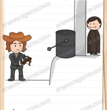 Bringe den Vampir zur Strecke. Brain Test 2 Level 5 Lösungen