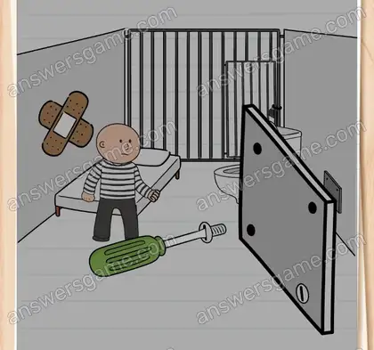 Es gibt ein verstecktes Panel, das Andi abschrauben kann. Brain Test 2 Level 12 Lösungen