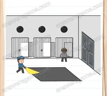 Andi muss seine zwei Kumpane freilassen. Brain Test 2 Level 15 Lösungen