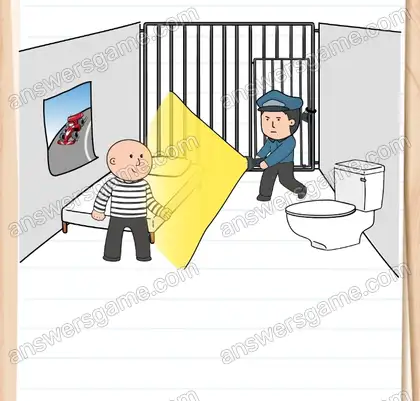 Andi muss irgendwo den Meißel verstecken. Brain Test 2 Level 7 Lösungen