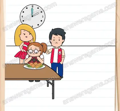 Camille se sent seule pendant que ses amis sont amoureux. Brain Test 2 Niveau 12 solution