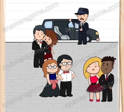 Il leur faut une limousine pour aller au bal de promo. Brain Test 2 Niveau 17 solution