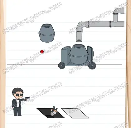 C’est raté pour la discrétion. Dupont doit se battre. Brain Test 2 Niveau 14 solution