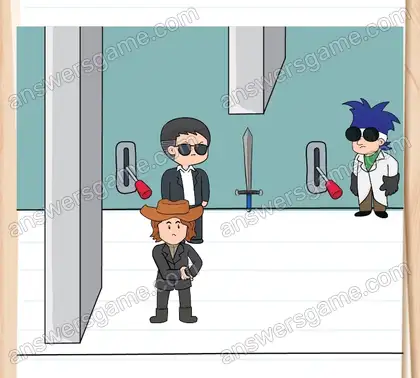 Ils doivent arrêter Encéphale. Brain Test 2 Niveau 19 solution