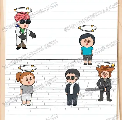 Il faut sauver ces gens. Brain Test 2 Niveau 24 solution