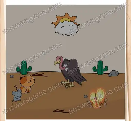 Comment survivre dans le désert. Brain Test 2 Niveau 17 solution