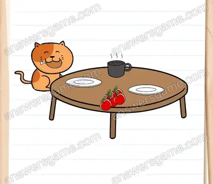 Rouky se mettrait bien quelque chose sous la dent. Brain Test 2 Niveau 2 solution