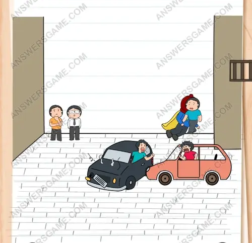 Hypermann will etwas Heldenhaftes tun. Brain Test 3 Level 148