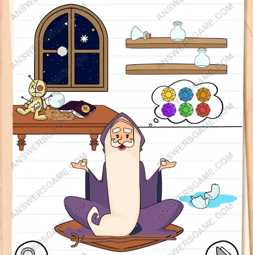 Gundolf Puzzle. Gundolf should wake up and work. Brain Test 3 Level 14