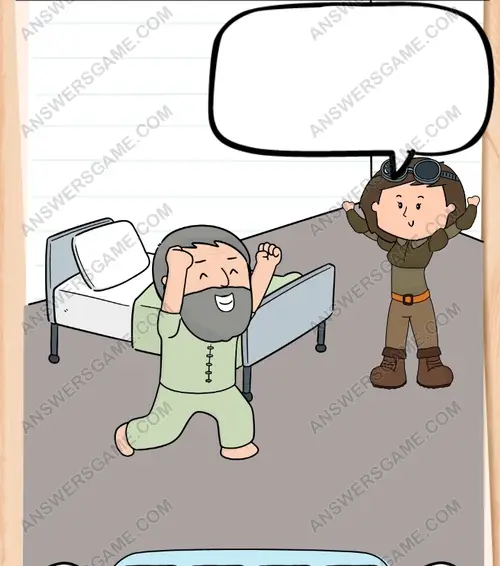 Tengo las 4 gemas. Ahora debo dárselas a papá en el orden que indica el hechizo del libro de magia. Brain Test 3 Nivel 116